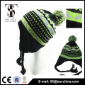 Nette Pom Pom Beanie Freie Jacquardwebstuhl Hut Beanie